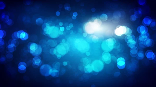 Hűvös kék homályos fények háttér illusztráció — Stock Vector