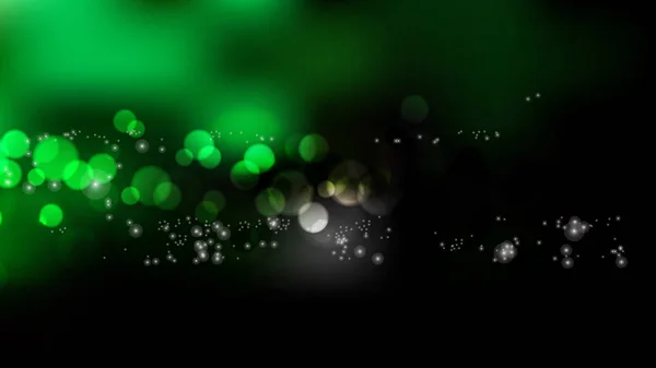 Fondo de luces Bokeh verde fresco — Archivo Imágenes Vectoriales