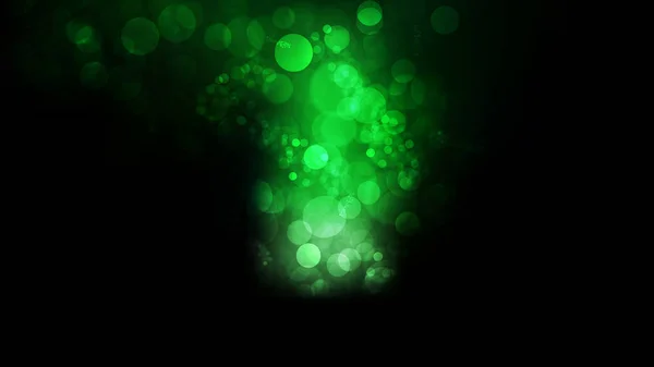 Cool Green flou Bokeh Illustration de fond — Image vectorielle