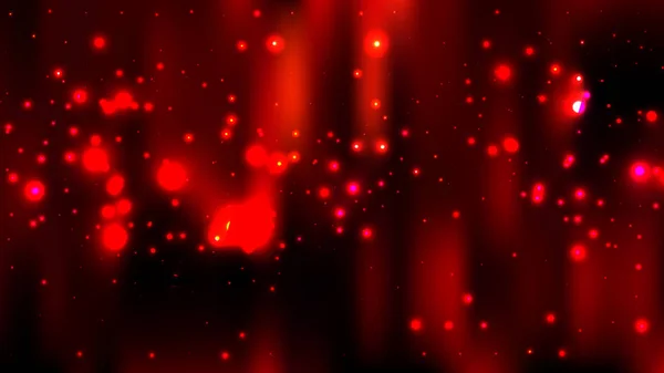 Kühle rote Bokeh Lichter Hintergrund — Stockvektor