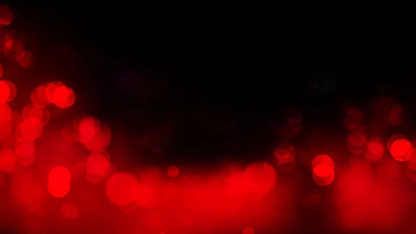 Abstracte koele rode bokeh lichten achtergrond — Stockvector