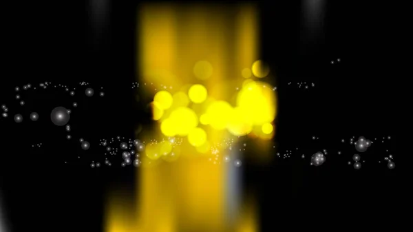 Kühle gelbe defokussierte Lichter Hintergrund — Stockvektor