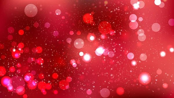 Fondo borroso rojo oscuro Bokeh — Vector de stock