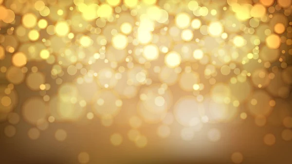 Gold Bokeh Hintergrund — Stockvektor