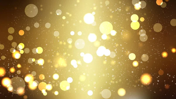 Abstract guld bokeh ljus bakgrund — Stock vektor