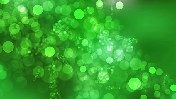 Abstract Green Defocused Background — Stock Vector