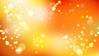 Turuncu Bokeh Defocused Işıklar Arka Plan Görüntü