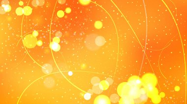 Turuncu Işıklı Arka Plan