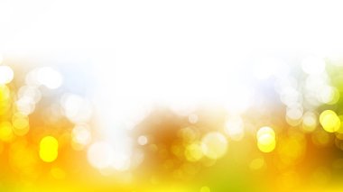 Soyut Turuncu ve Beyaz Bulanık Işıklar Arka Plan