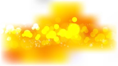 Turuncu ve Beyaz Bokeh Defocused Işıklar Arka Plan Vektör Görüntü