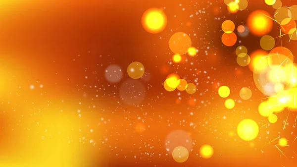 Abstract Orange Blur Lights Background — Stock Vector