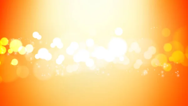 Abstrakte orange und weiße Bokeh-Lichter Hintergrund — Stockvektor