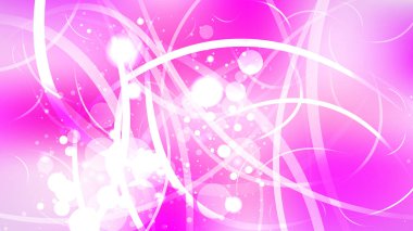 Soyut Pembe ve Beyaz Bokeh Arka Plan Illustrator