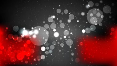 Soyut Kırmızı ve Siyah Defocused Işıklar Arka Plan Vektör
