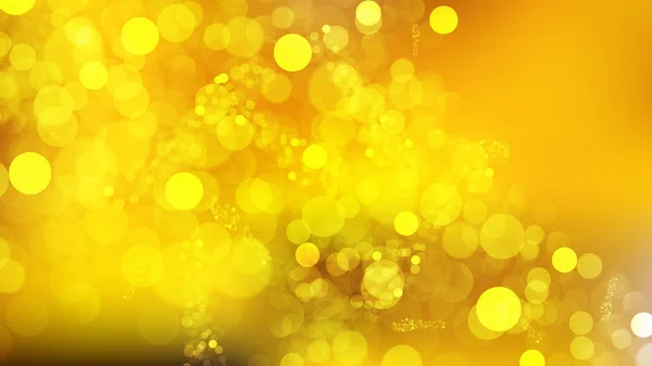 抽象 橙色和黄色模糊灯光背景插图 — 图库矢量图片