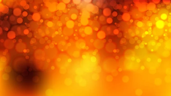 Résumé Orange et jaune fond Bokeh — Image vectorielle