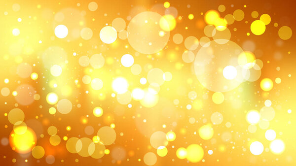 Abstract Orange and Yellow Lights Background