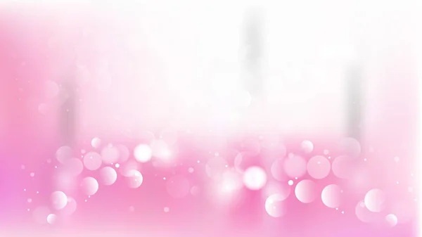 Abstrato rosa e branco luzes fundo — Vetor de Stock