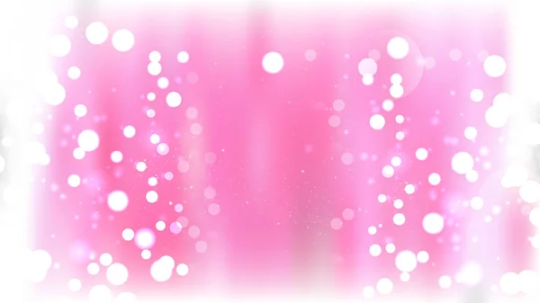 분홍색과 흰색 조명 배경 — 스톡 벡터