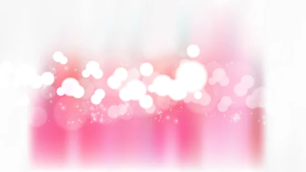 Pink and White Blur luzes de fundo — Vetor de Stock
