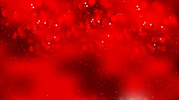 Astratto rosso bokeh sfondo — Vettoriale Stock