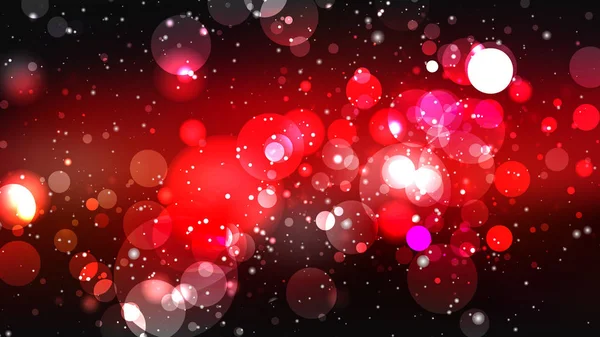 Image vectorielle de fond de lumières floues rouges et noires — Image vectorielle