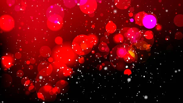 Abstract Red and Black Bokeh Background — 스톡 벡터