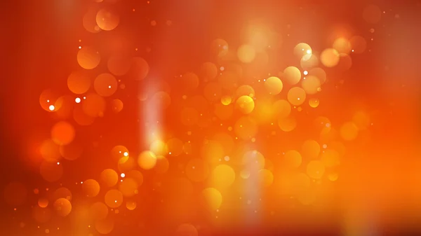 Illustrateur de fond Bokeh rouge et orange — Image vectorielle