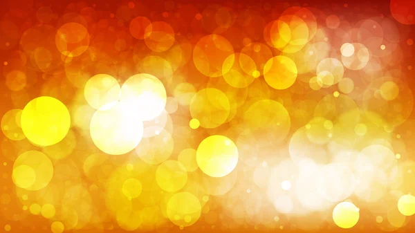 Abstrakte rote orange und weiße Bokeh defokussierte Lichter Hintergrundillustration — Stockvektor