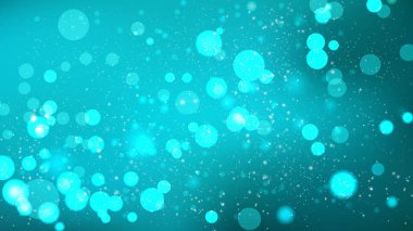 Soyut Turkuaz Bokeh Defocused Işıklar Arka Plan Vektör Sanat