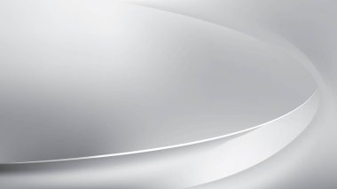 Parlayan Parlak Gri Dalga Arka Plan Vektörü