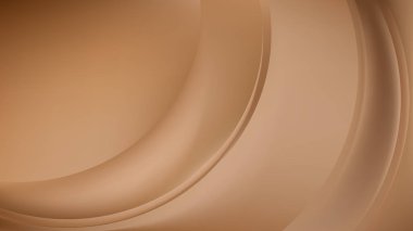 Kahverengi Soyut Dalga Arka Plan Şablon vektörü