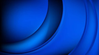 Soyut Cool Mavi Dalga Arka Plan