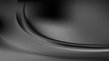 Cool Gri Soyut Dalga Arka Plan Vektör Görüntüsü