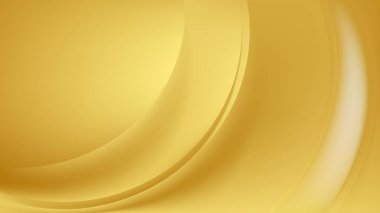 Altın Soyut Dalgalı Arka Plan Vektör Grafik