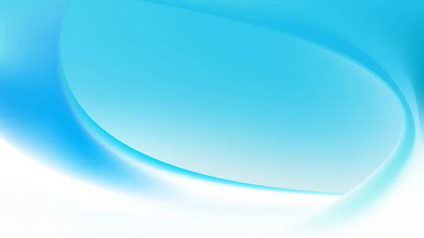 Glühende abstrakte blaue und weiße Welle Hintergrund — Stockvektor