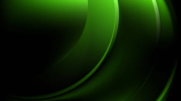 Raffreddare verde astratto curva sfondo vettoriale arte — Vettoriale Stock