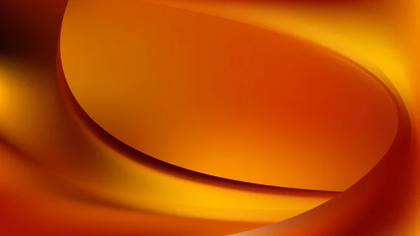 Abstrakt mörk orange Wave bakgrund mall Illustrator — Stock vektor