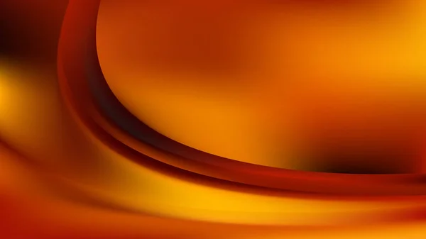 พื้นหลังเส้นโค้งสีส้มเข้มอักษร — ภาพเวกเตอร์สต็อก