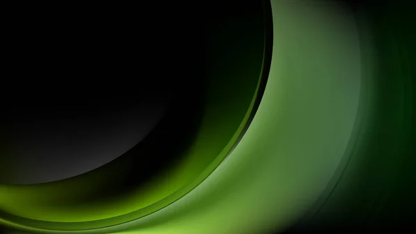 Imagen de fondo de onda verde y negra abstracta — Archivo Imágenes Vectoriales