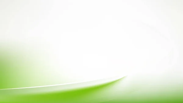 Sfondo ondulato verde e bianco astratto luminoso — Vettoriale Stock
