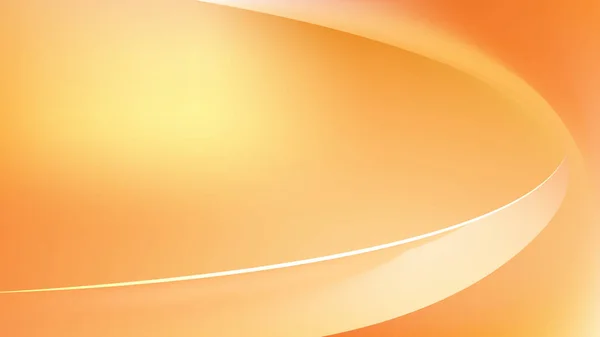 Orange Welle Hintergrundvorlage — Stockvektor