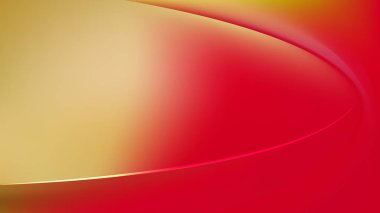 Kırmızı ve Altın Soyut Dalga Arka Plan Şablonu