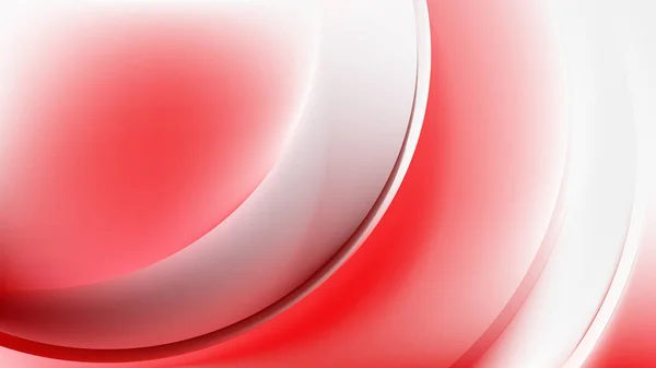 Rot und Weiß abstrakte Welle Hintergrundvorlage — Stockvektor