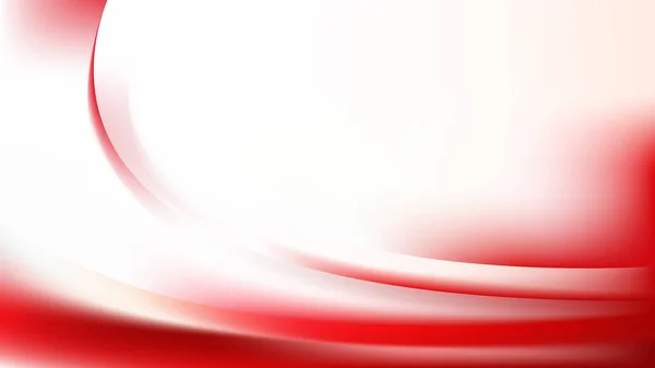 Αφηρημένο κόκκινο και λευκό κύμα φόντο — Διανυσματικό Αρχείο