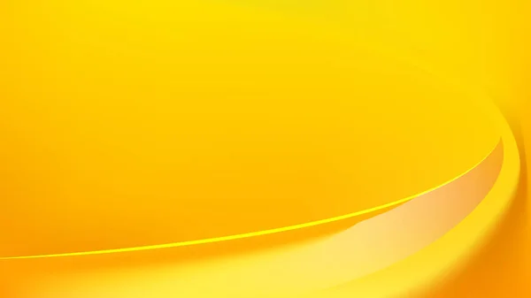 Amarelo abstrato ondulado fundo — Vetor de Stock