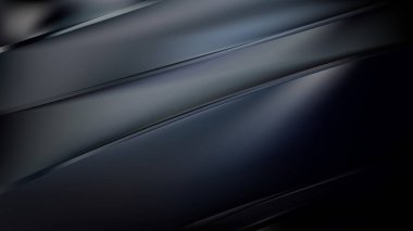 Soyut Siyah ve Gri Diyagonal Parlak Çizgiler Arka Plan İllüstrasyon