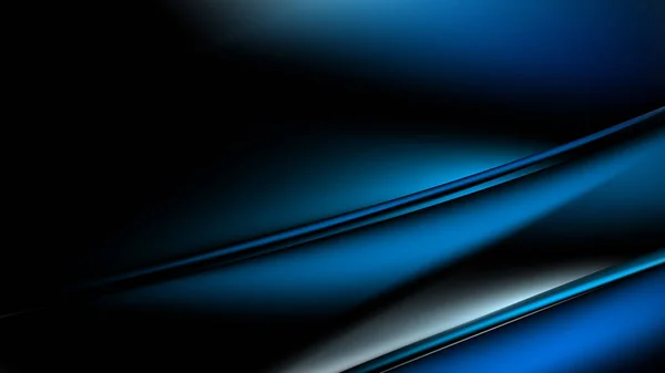 Fondo de líneas brillantes diagonales negro y azul — Vector de stock
