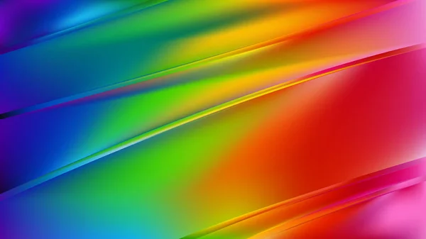 다채로운 대각선 빛나는 선 배경 벡터 아트 — 스톡 벡터