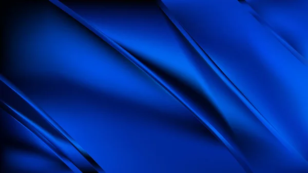 Abstrakt cool blå Diagonal blanka linjer bakgrund illustration — Stock vektor